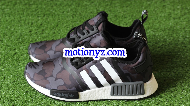 Best Version Adidas NMD R1 Bape Camo Black